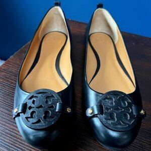 Tory Burch Flats, 8.5, Black